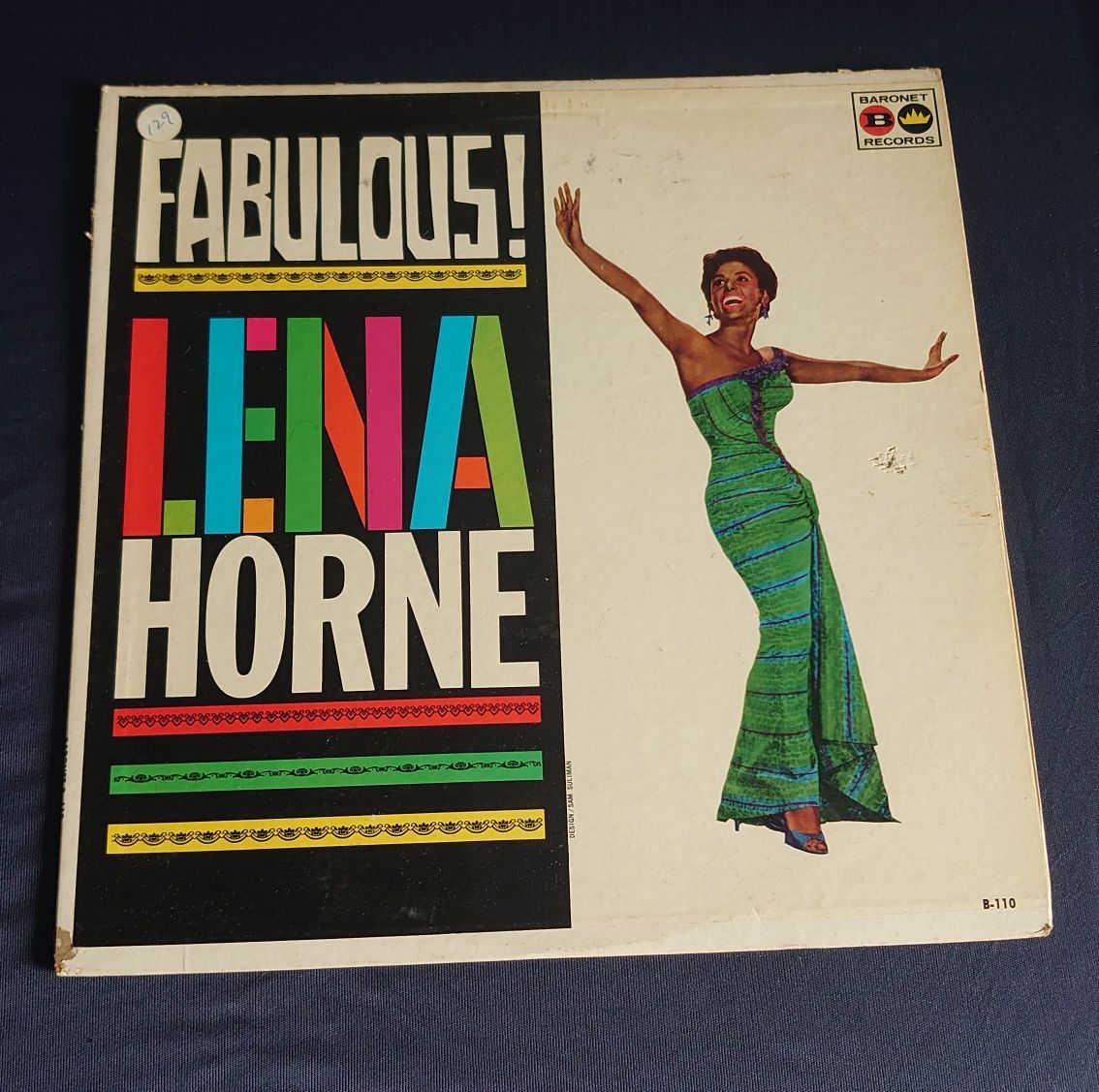 Lena Horne Fabulous! LP Vinyl USA press winyl