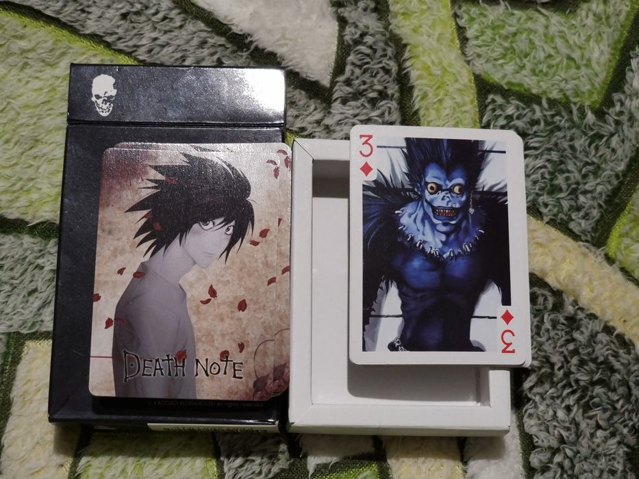 Покерная колода карт Тетрадь смерти Темный Дворецкий Атака Титанов 54