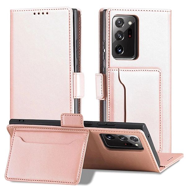 Etui Card Braders Case do Samsung Galaxy S22 Ultra różowy