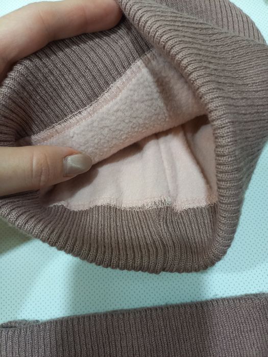 Шапка і хомут (весна,осінь) для дівчинки