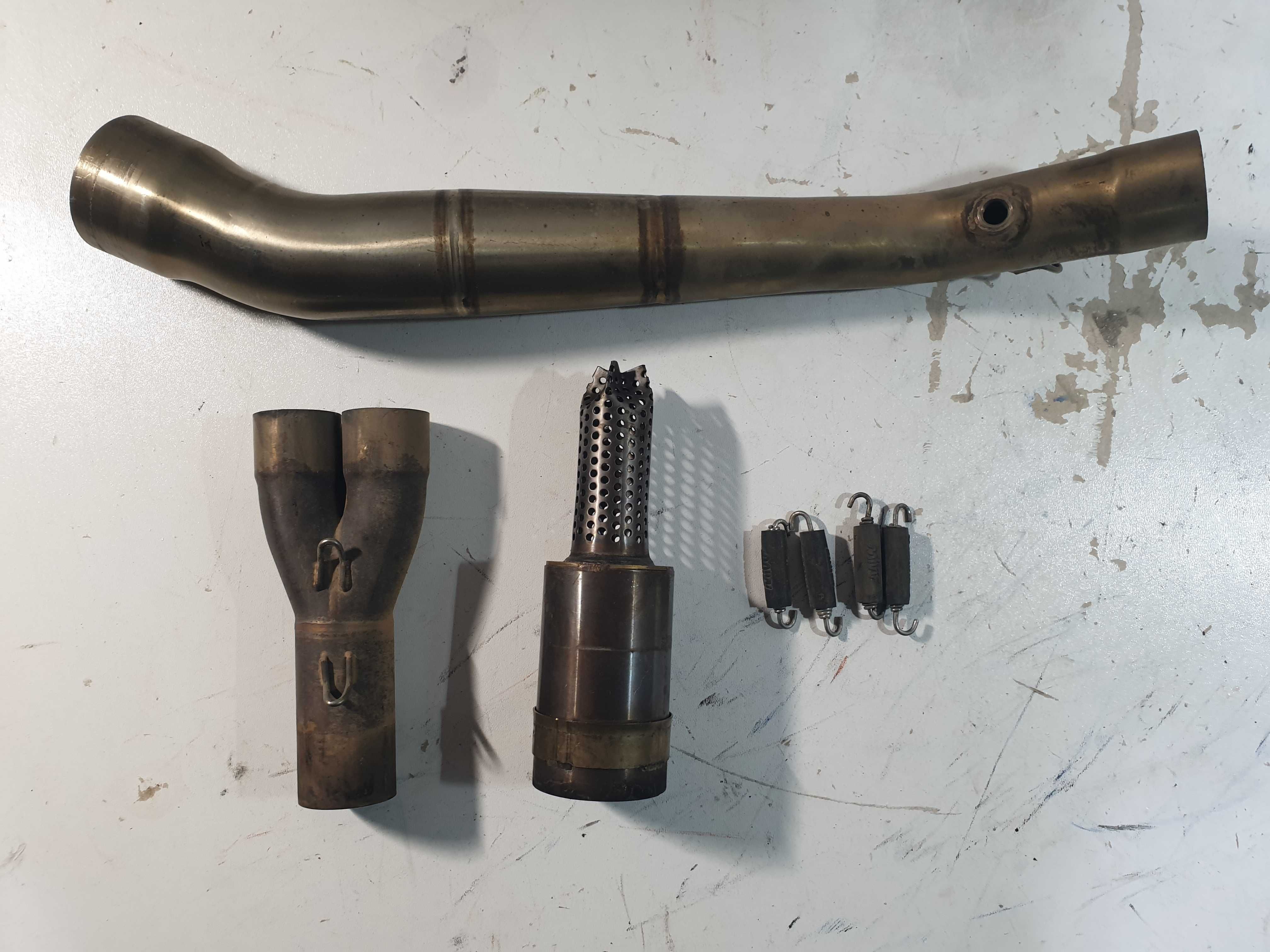 Yamaha MT 07 układ wydechowy MIVV wydech tłumik kolektory osłona