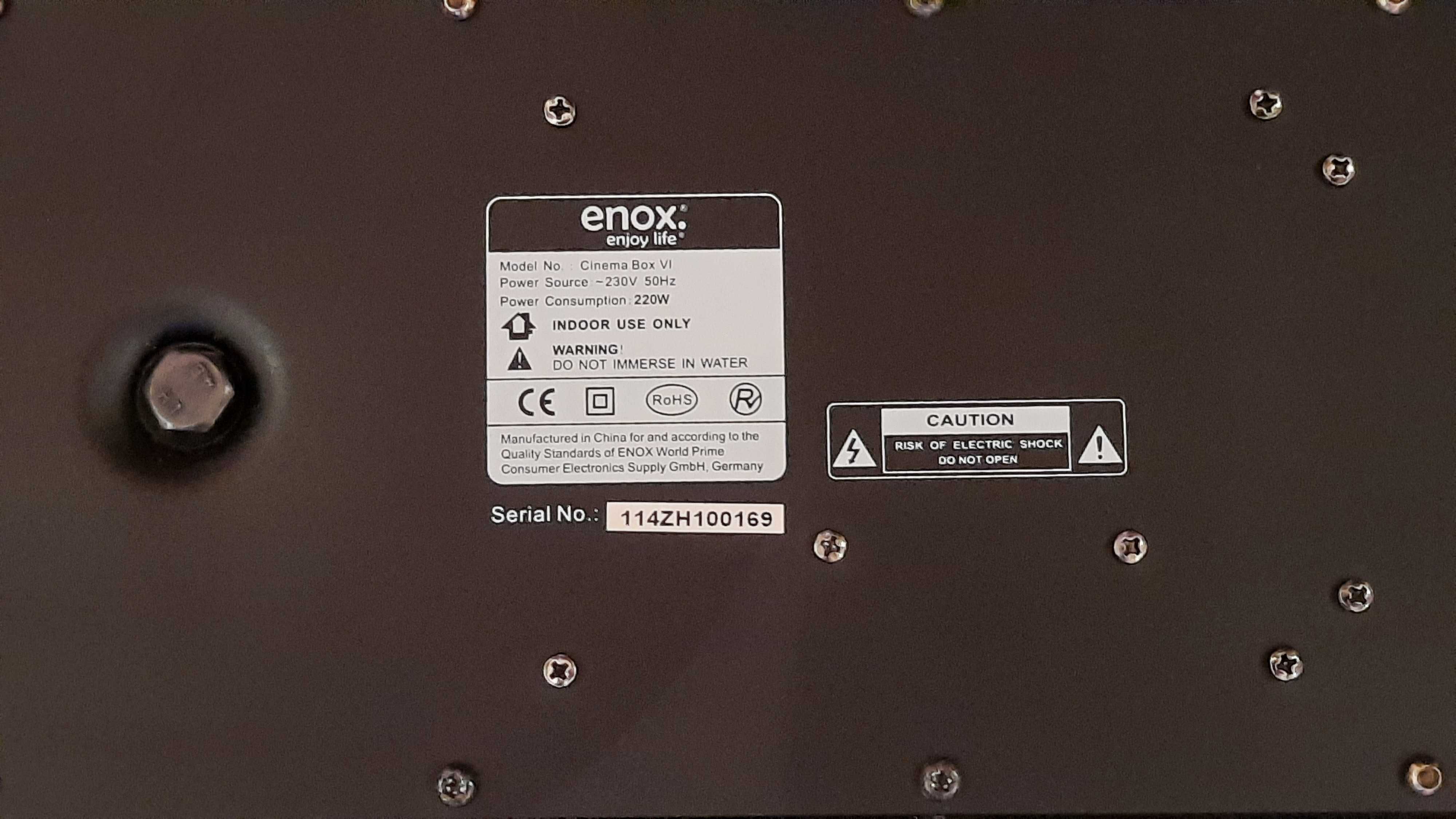 Soundbar enox Cinema Box VI , panel dźwiękowy