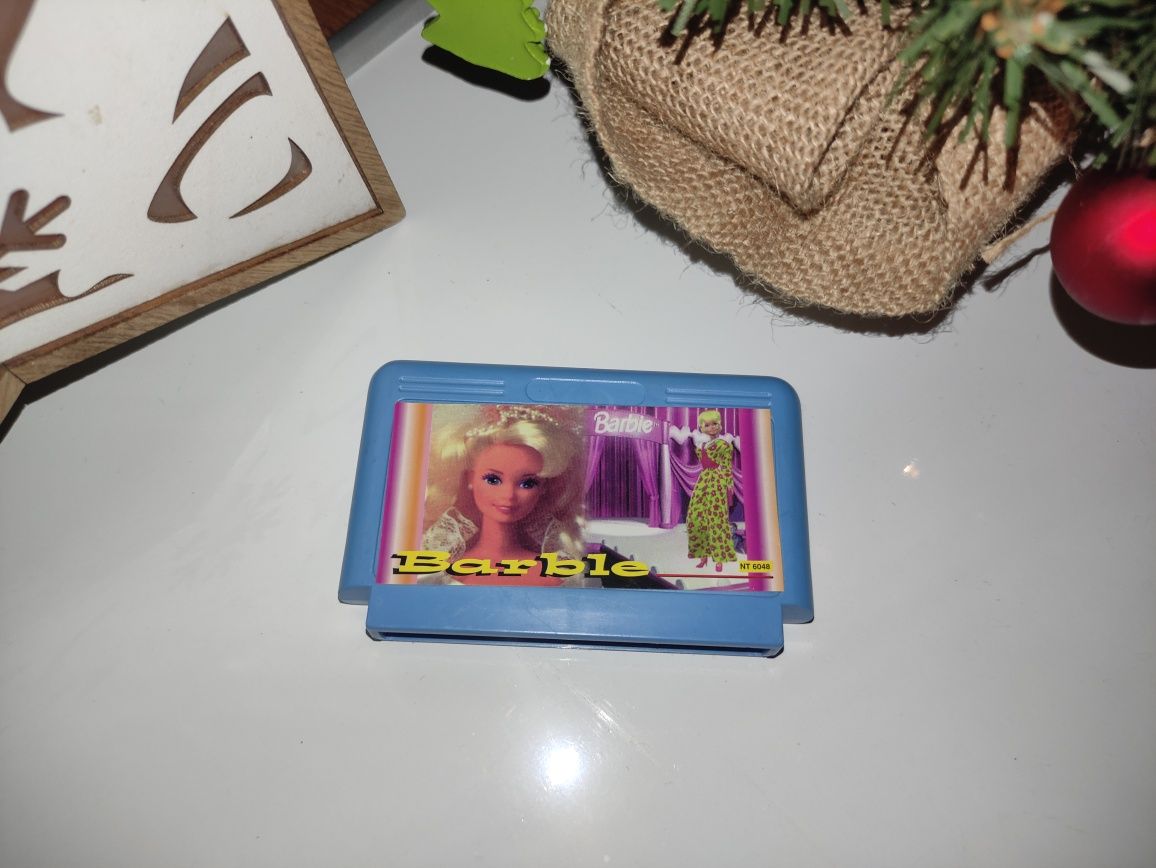 Gra Barbie PEGASUS NT6048 Famicom | Niebieski cartridge | 100% Sprawny