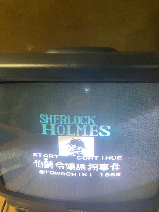 Sherlock Holmes famicom famiclone nes