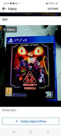 Fnaf ps4 jak nowa