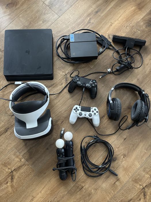 Sony Play Station 4 Slim 1Tb +VR1+moves
