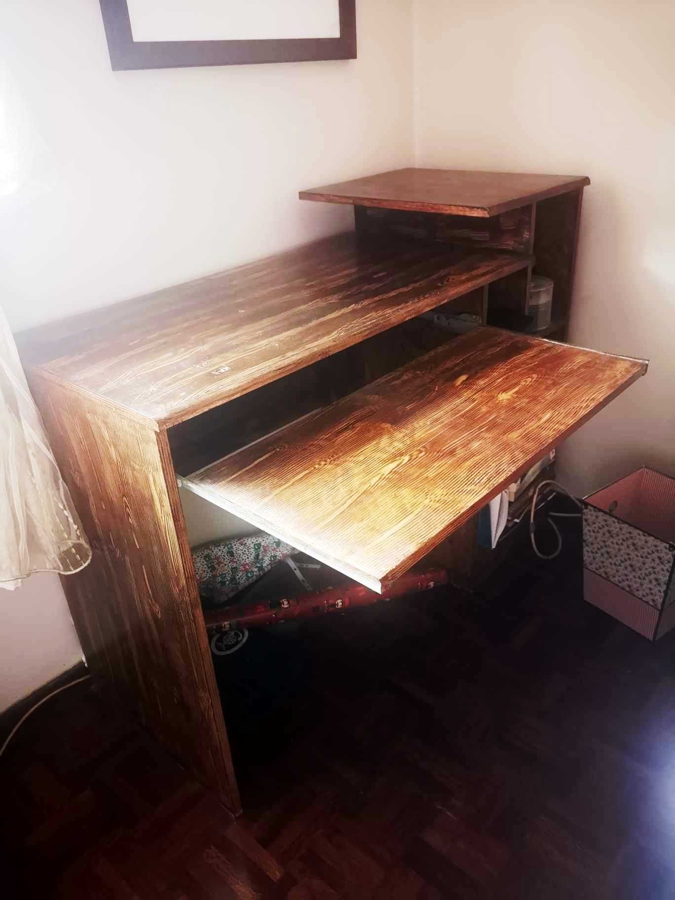 PROMOÇÃO Secretária em madeira pintada 105x45x80