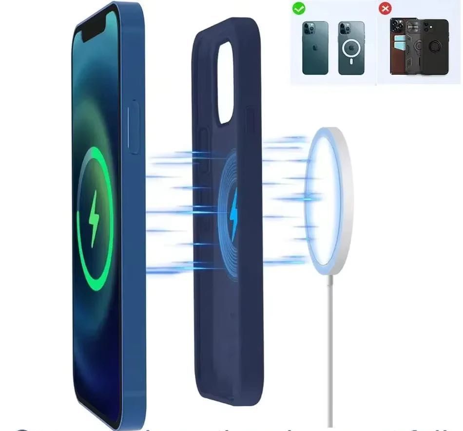 magnetyczna  ładowarka Qi Szybka bezprzewodowa indukcyjna MagSafe