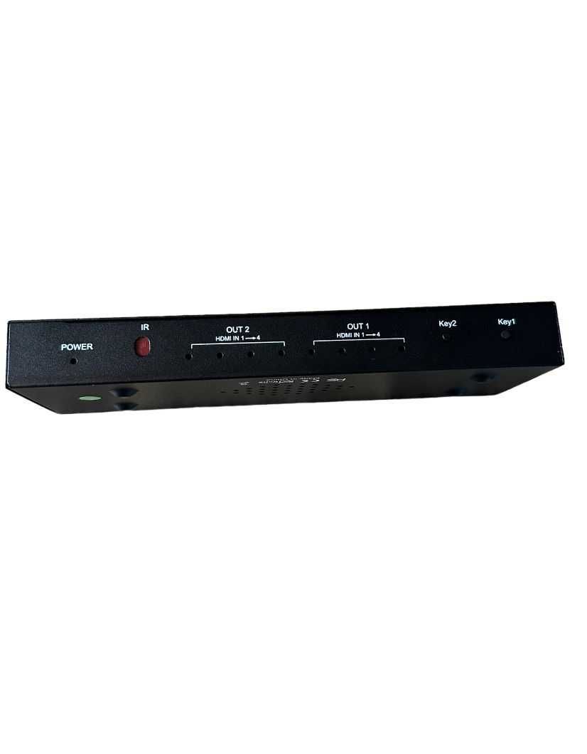Przełącznik matrycowy HDMI Matrix Switch Splitter 4x2 1.4b Pilot k1025
