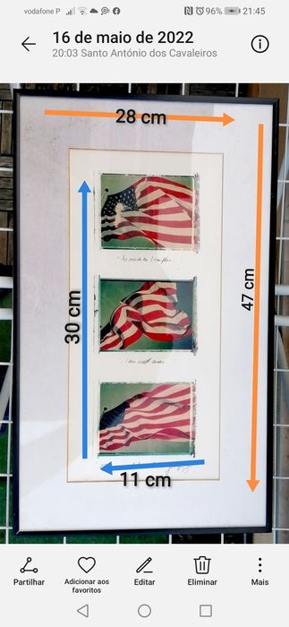 Quadro Star and Stripes / serigrafia