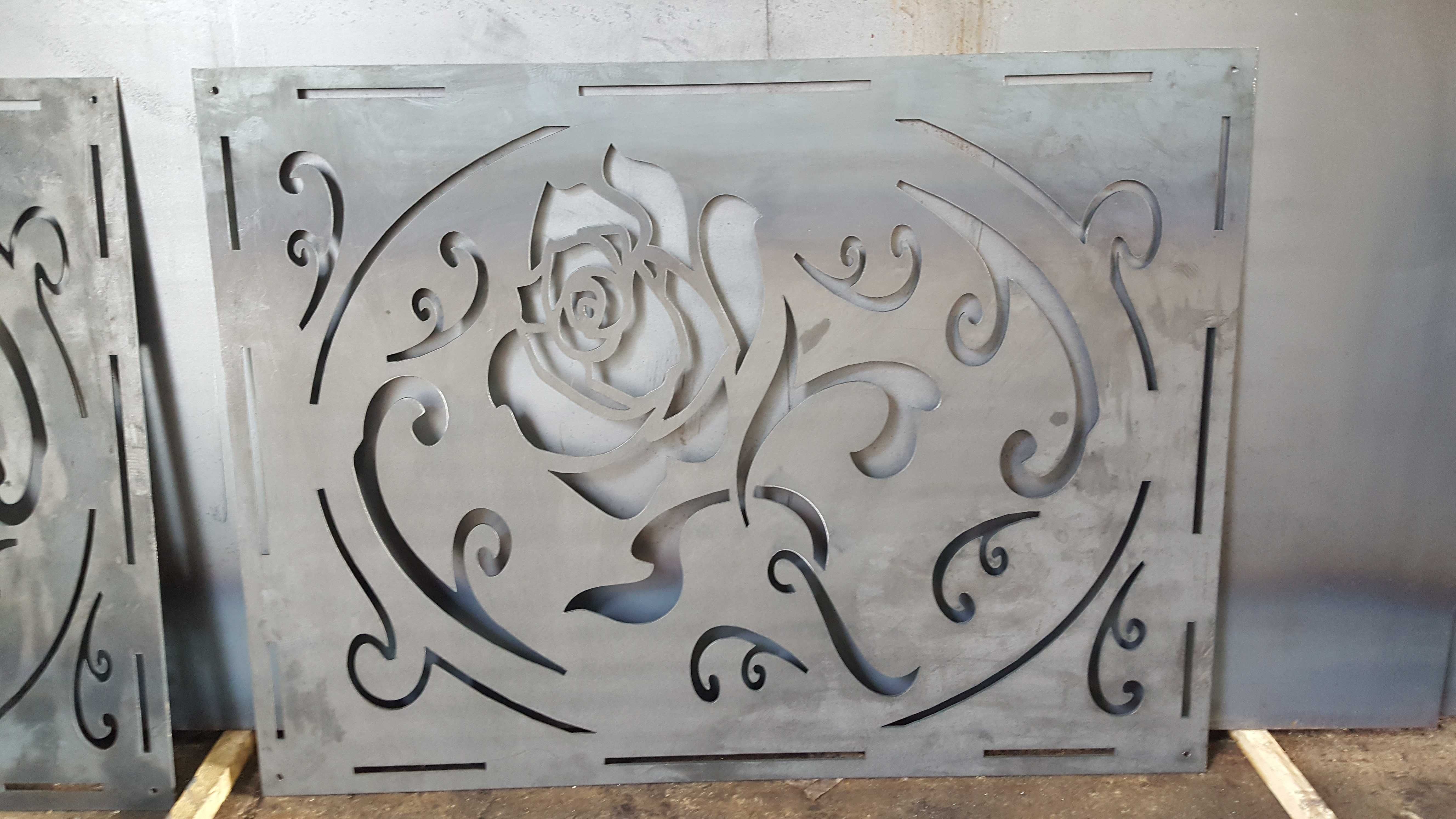 Panel blacha CNC blacha 3mm bramy balustrad ogrodzeń