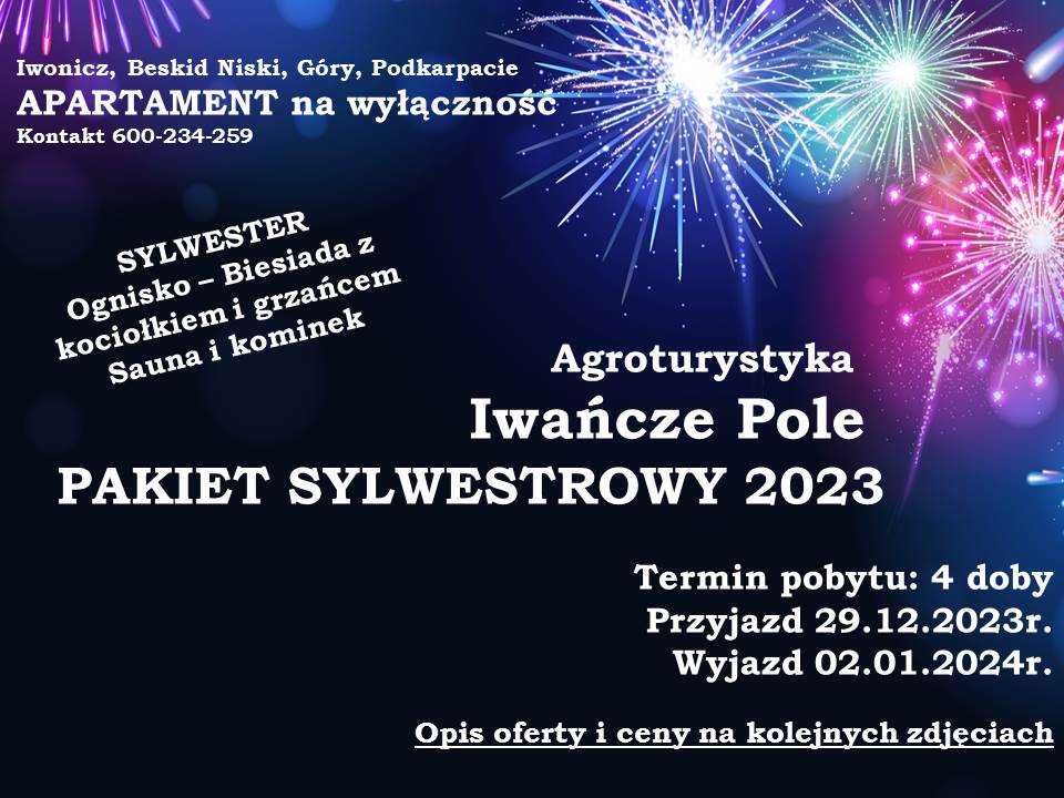 Apartament 3-pokojowy Iwonicz Noclegi Beskid Niski Sauna Basen