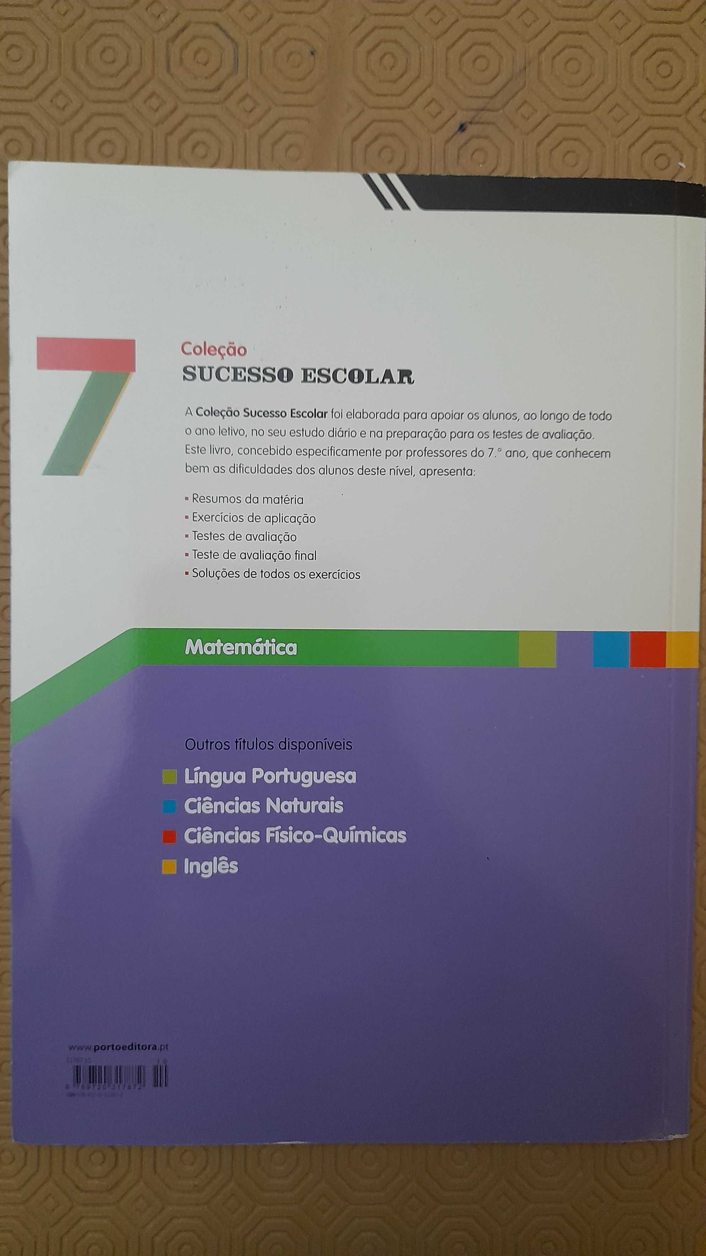 Matemática 7o ano exercicios.