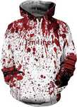 Bluza z kapturem unisex 3D rozm. XL
