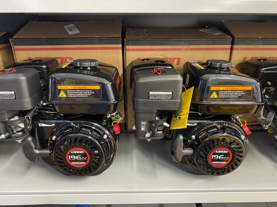 Silnik LONCIN G200F 4,1kW Wał Poziomy R 20 mm 196 cc Nowy Honda GX160