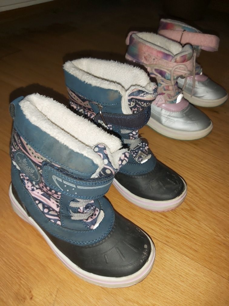 Buty dziecięce zimowe i sandały rozmiar 29