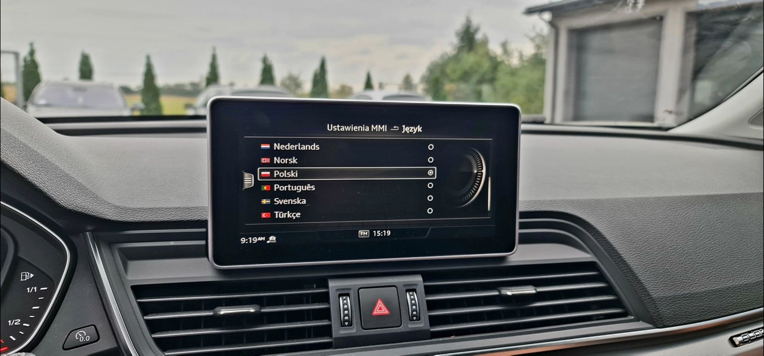 Polski język menu audi konwersja MH2P MS2P MIB A4 A5 A6 A7 Q5 Q7 Etron