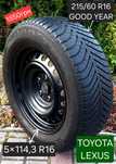 Запаска R16 5×114,3 TOYOTA CAMRY AVENSIS Т25 Prius LEXUS