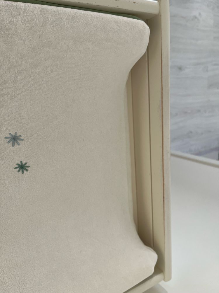 Conjunto de trocador ikea branco e muda fraldas