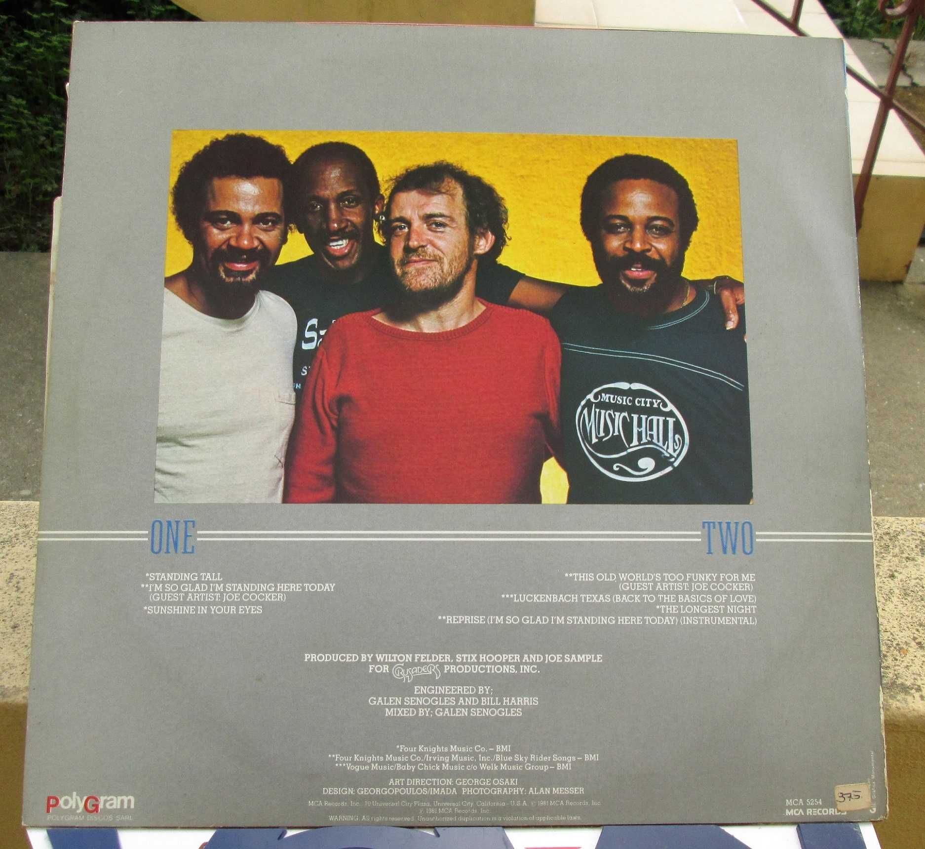 Vinil Crusaders, Standing Tall LP Album versão 180gr