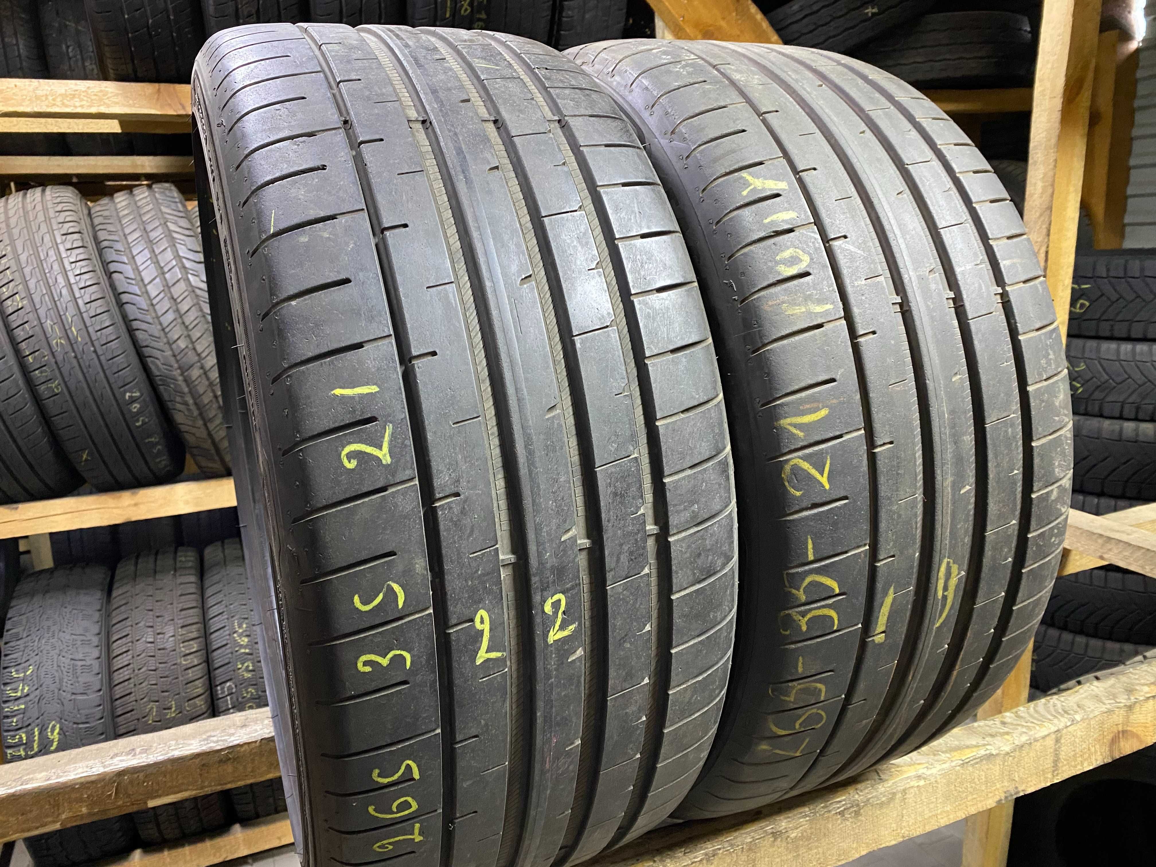 Літні Шини 265/35R21 Goodyear Eagle F1 6.5мм 2шт