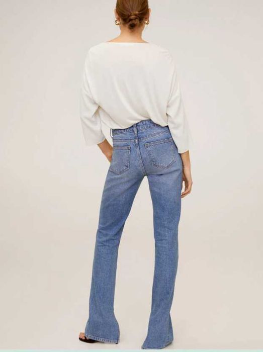 Mango koszula oversize ecru S 36 stan idealny