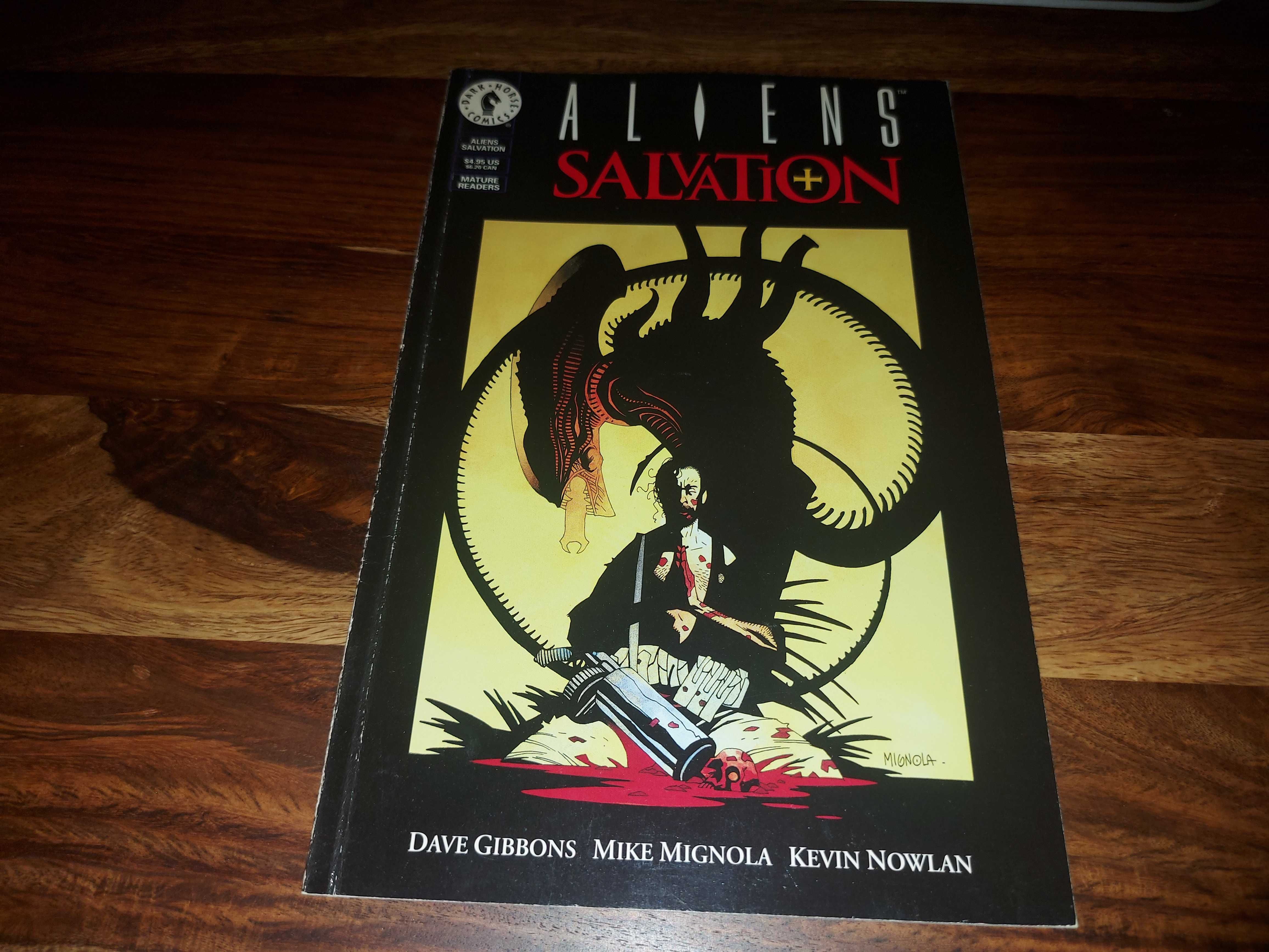 Aliens Salvation - banda desenhada de terror 1993