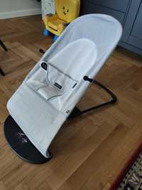 Babybjorn leżaczek balance soft mesh srebrny/biały używany stan idealn