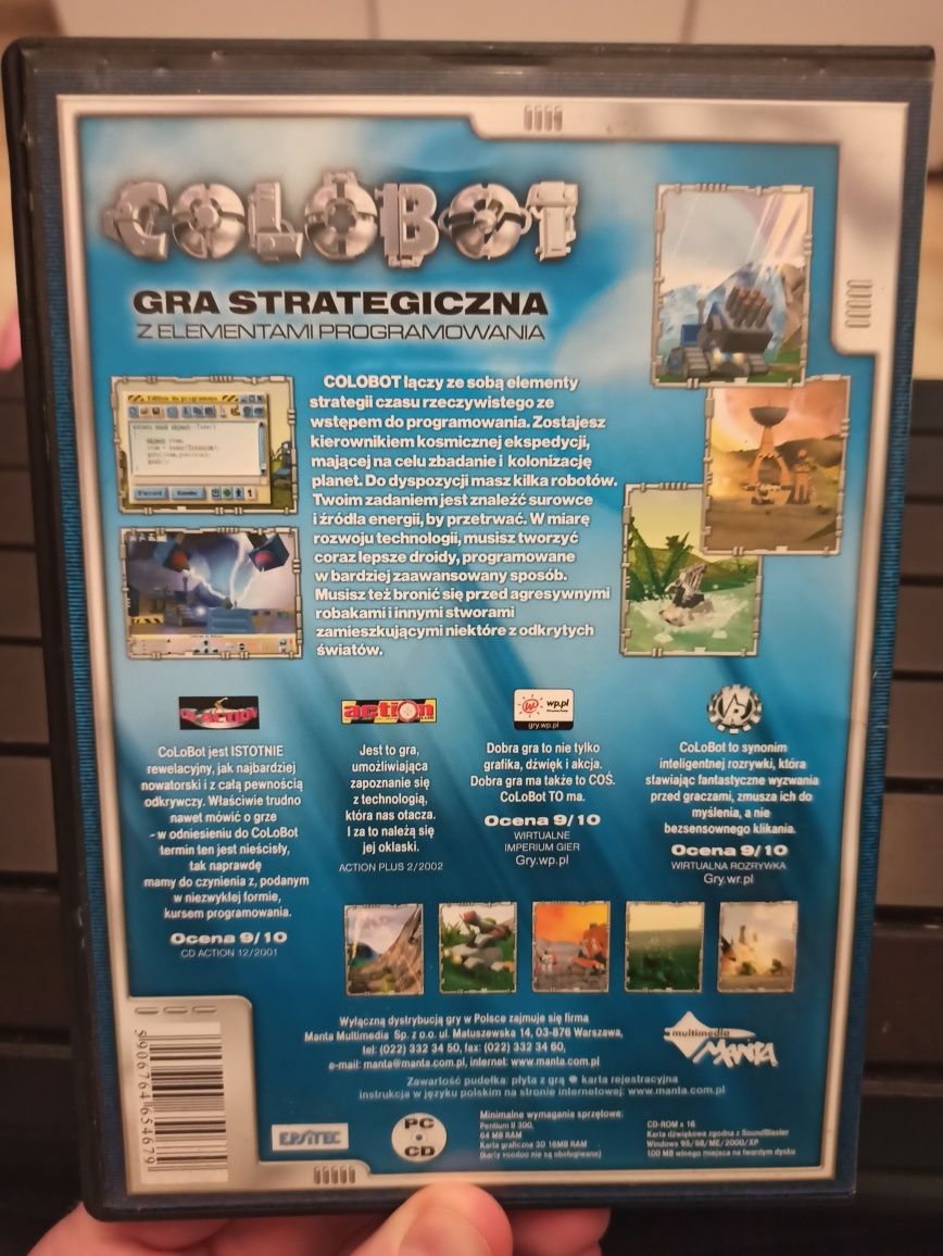 Colobot gra strategiczna z elementami programowania stara gra PC
