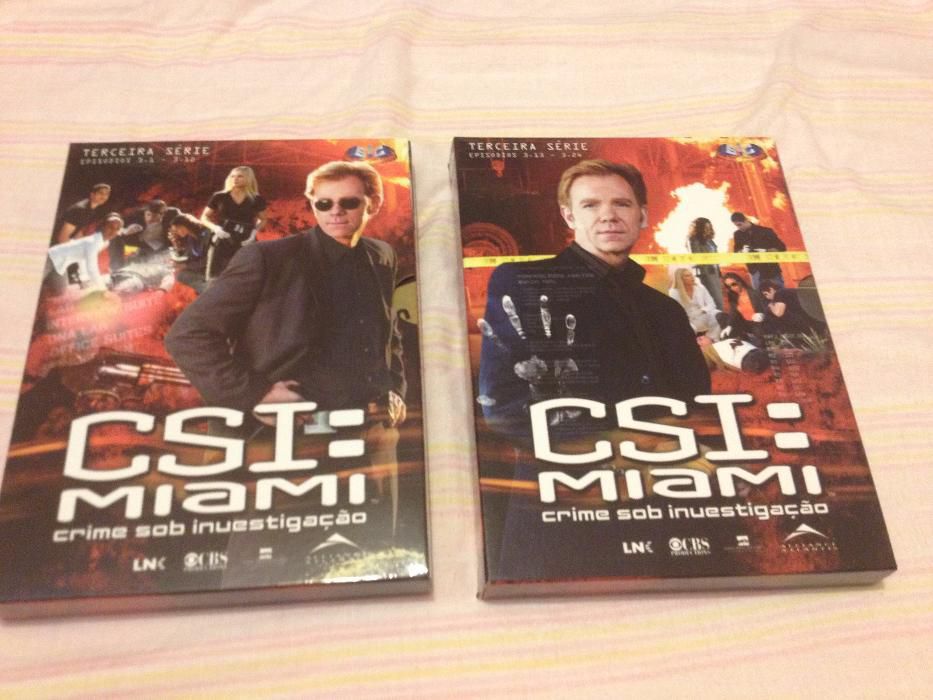 DVD série ''CSI Miami'' 3ª temporada