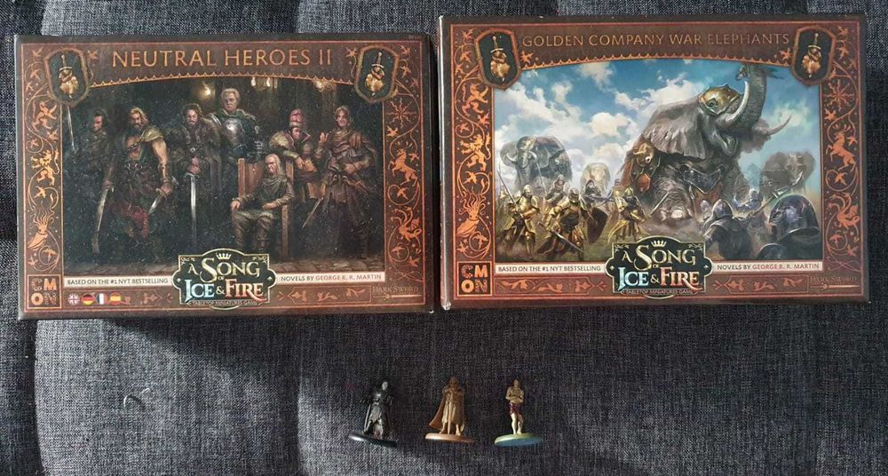 ASOIAF SONG A song of ice and fire zestaw Cmon Neutral