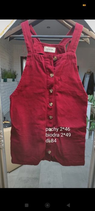 Sukienka na szelkach rozm S