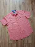 Charles Vogele męska koszula casual XL 2XL len + bawełna