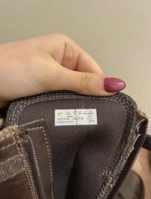 Bota de cano alto pele Timberland