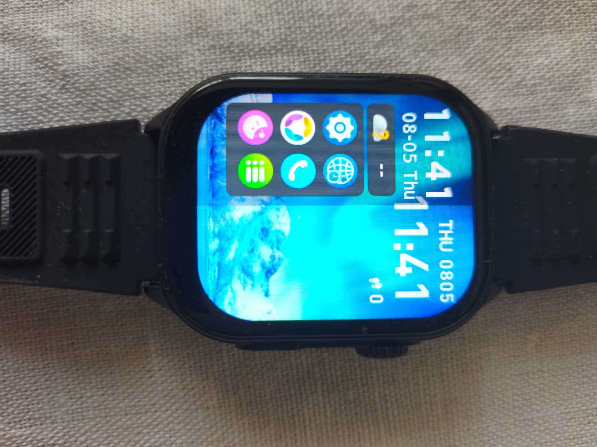 Smartwatch nowy KM 02 czarny