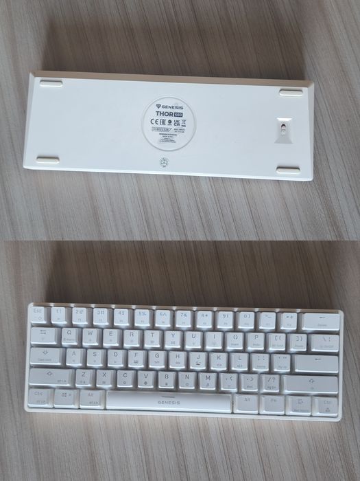 Klawiatura genesis thor 660 bezprzewodowa i przewodowa rgb mechaniczna