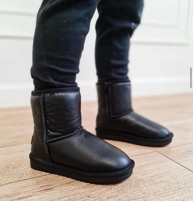 Зимові замшеві шкіряні угги уггі угі уги унісекс чоботи