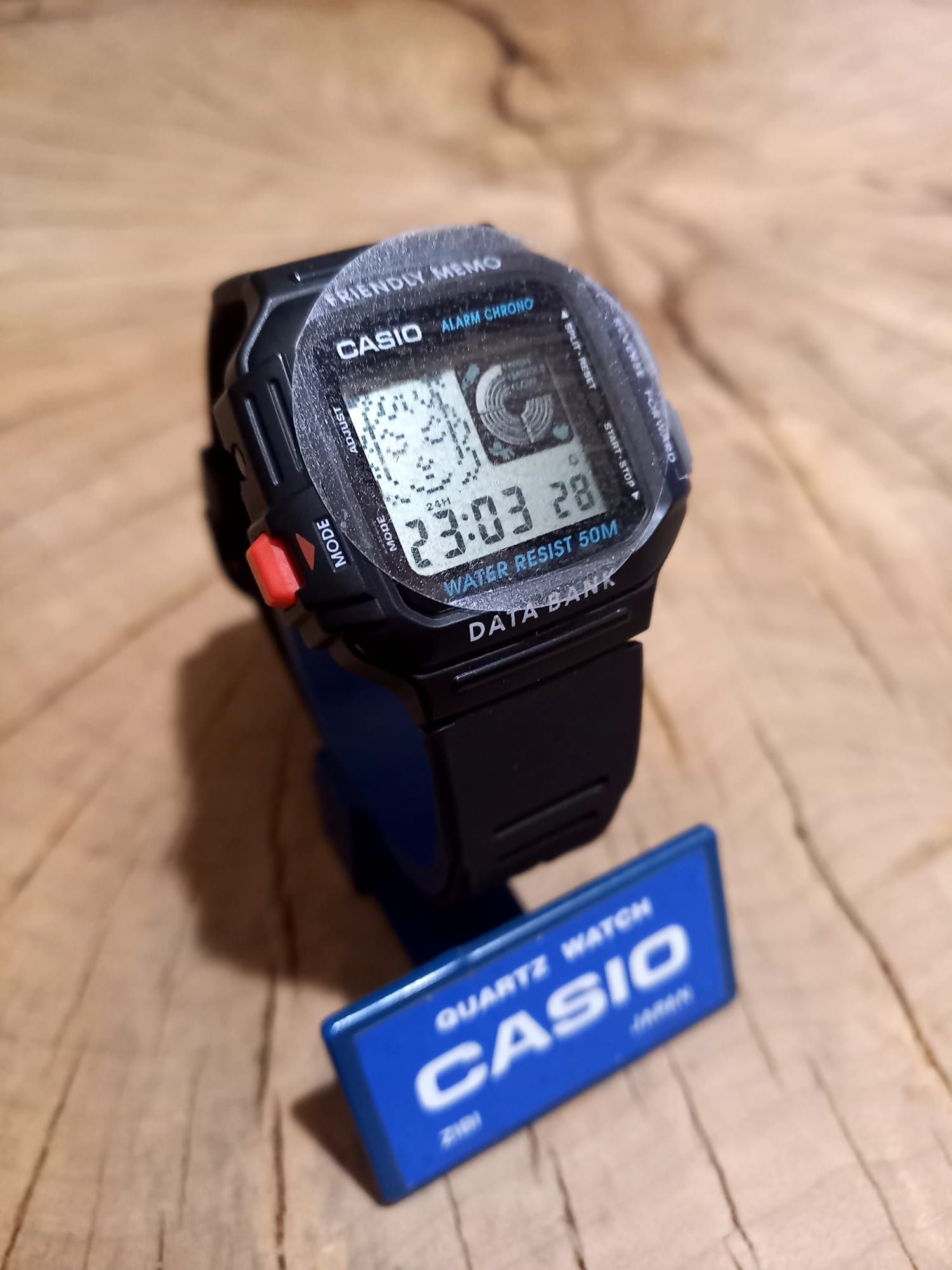 Nowy zegarek Casio Data Bank Vintage Retro 1408 DBJ-21 1995 rok.