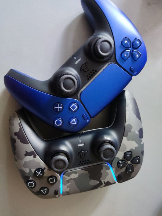 Pad ps5 dual sense dualsense kontroler PlayStation 5 moro i niebieski