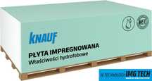 Płyta płyty G-K karton gips impregnowana knauf 200x120