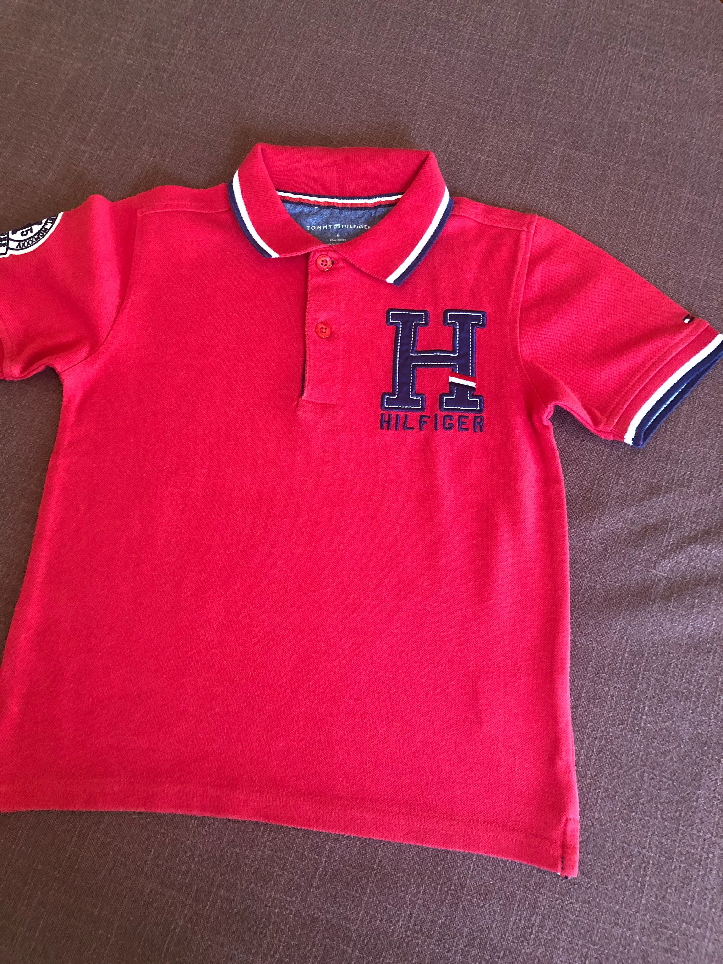 Koszulka polo Tommy Hilfiger + spodenki Esprit rozmiar   116