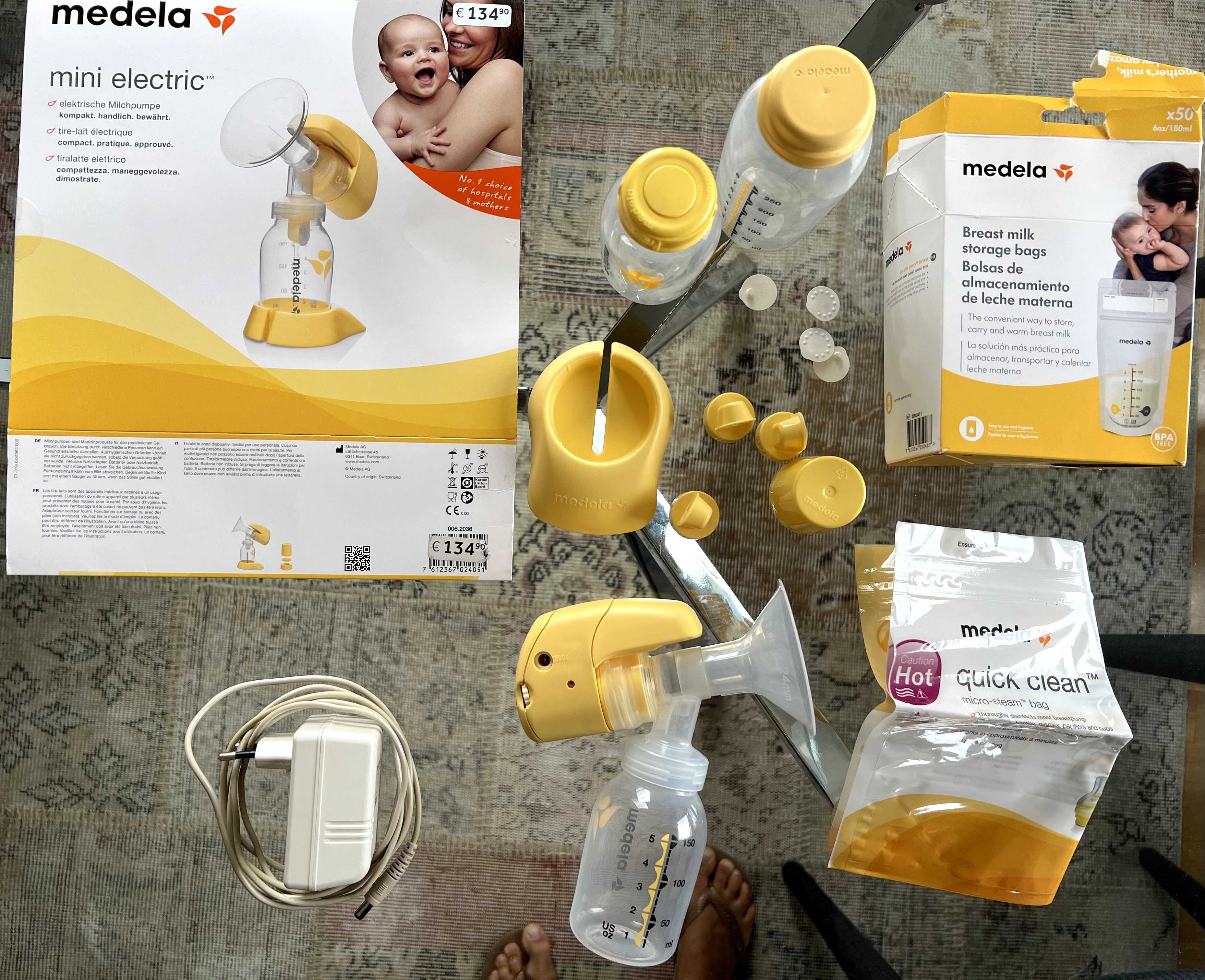 Mini eletric Medela extrator de leite