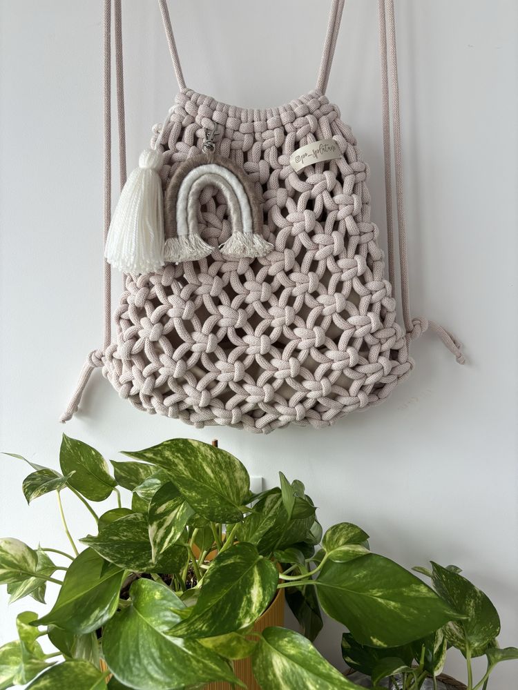 Brelok tęcza breloczek do kluczy brylok do torebki boho
