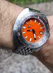 Seestern Sub300T Nurek Monster Orange Diver zegarek