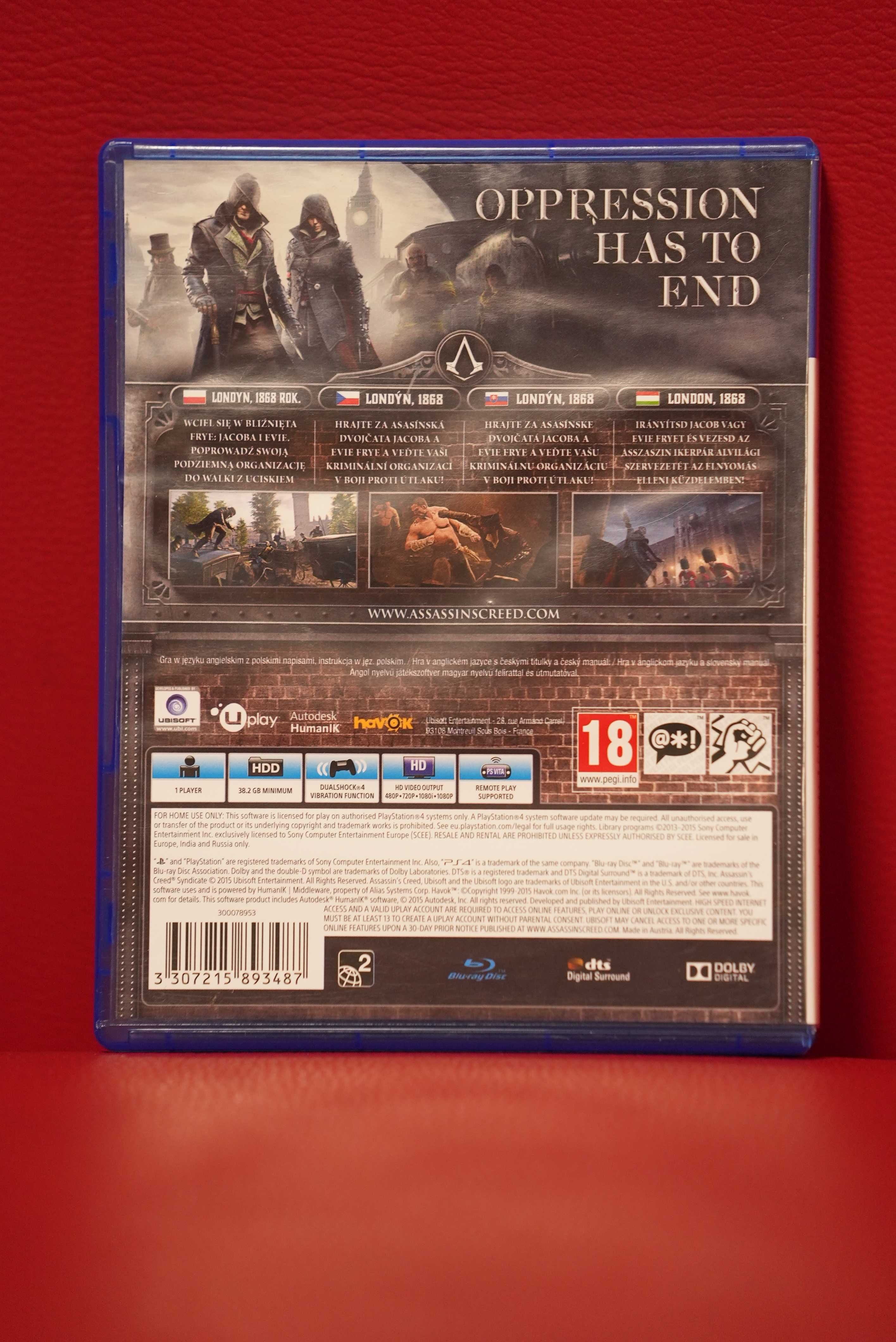 Assassin's Creed Syndicate PL gra na ps4 gry playstation asasyni