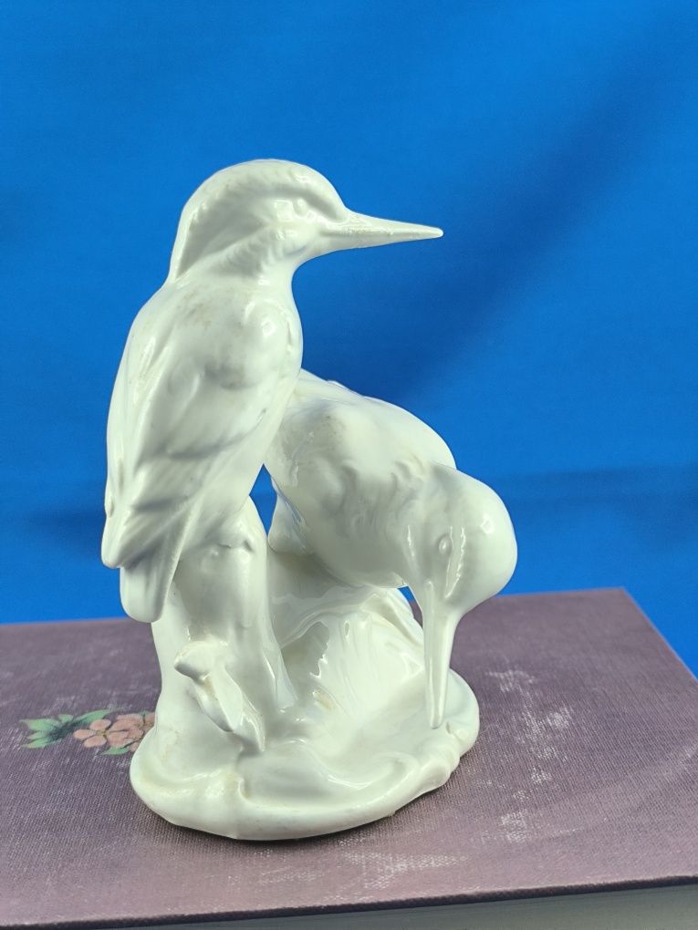 Zimorodki Lippelsdorf Grafenthal Gdr Niemcy #ptak #porcelana