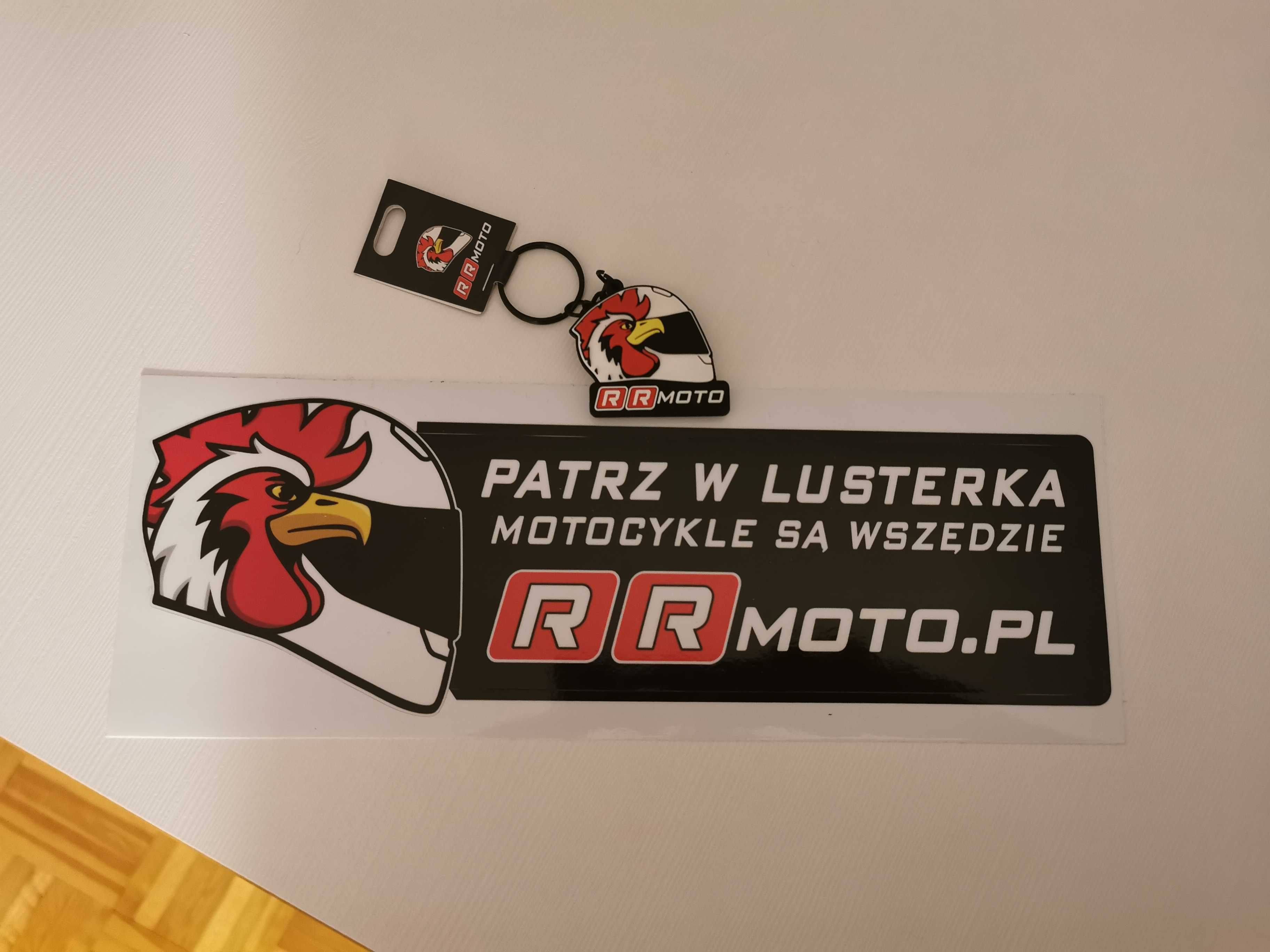 Naklejka na auto motor oraz brelok