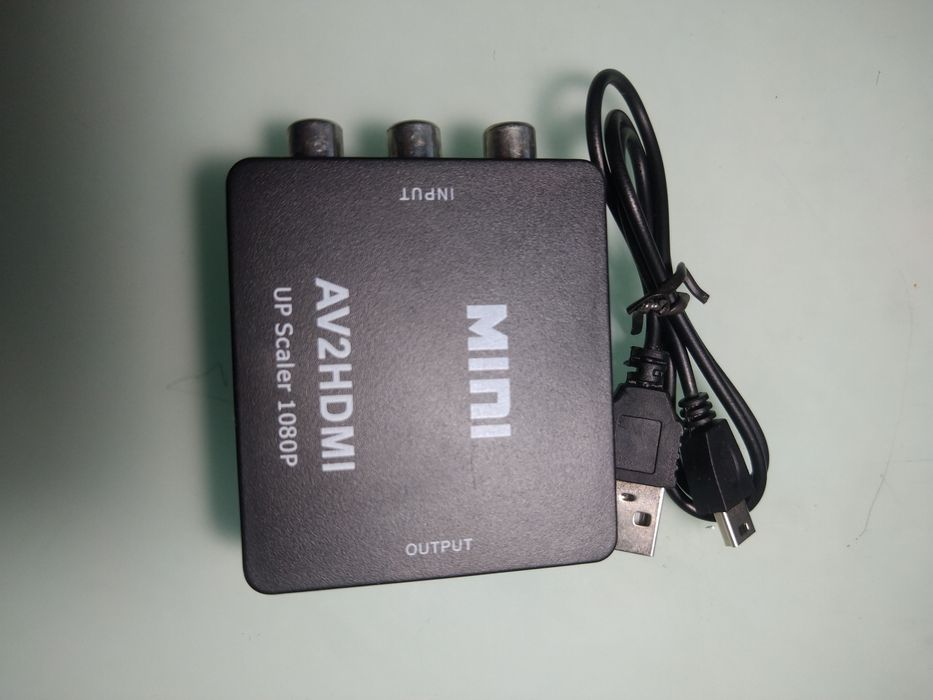 Конвертер відео AV (RCA) to HDMI 720p/1080p. Перехідник.