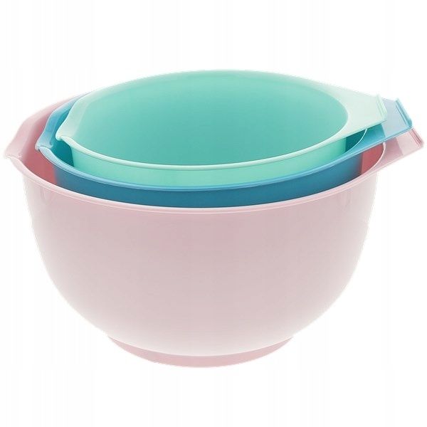 miski miska zestaw misek kuchennych 1,5 /2/ 3l pp plast1 dania