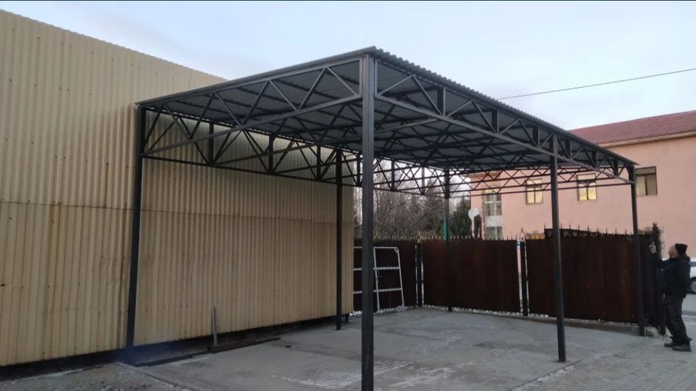 Навеси,зварювальні роботи,решітки на вікна,забори з профнастилу